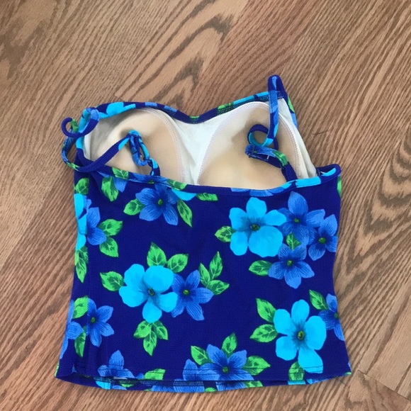 80s vintage hi-waist tankini - Picture 3 of 11